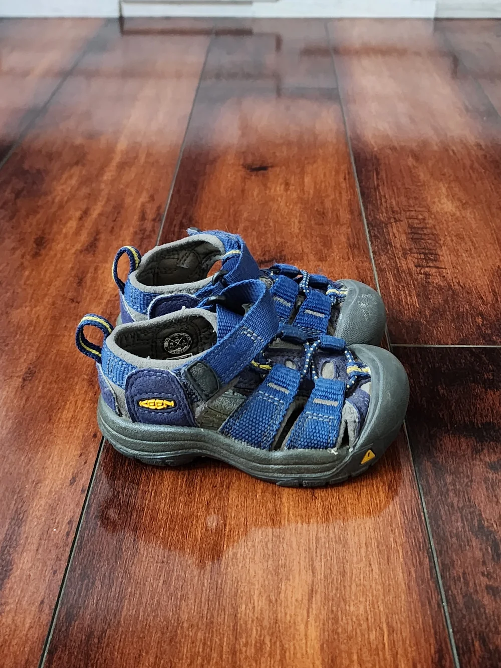 KEEN Newport H2 Toddler Sport Sandals Blue Waterproof Closed Toe Size US 4 EU 19